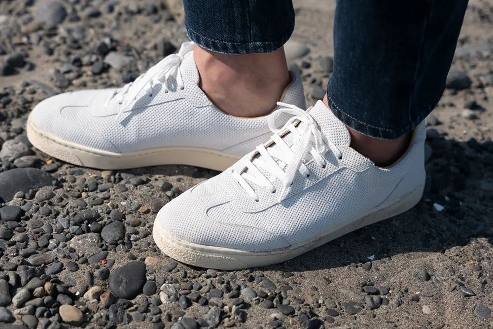 Perforated Suede Sneakers