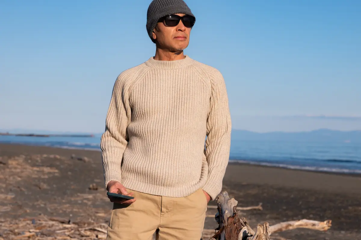 Boncoura Fisherman Sweater
