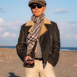 Brunello Cucinelli Shearing Biker Jacket