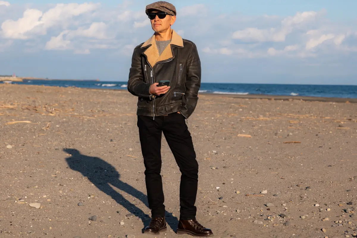 Brunello Cucinelli Shearing Biker Jacket