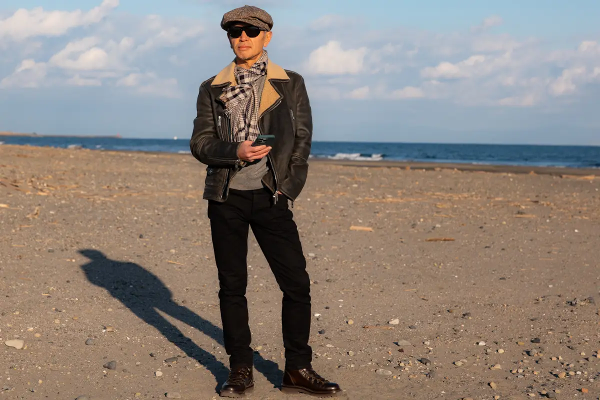 Brunello Cucinelli Shearing Biker Jacket