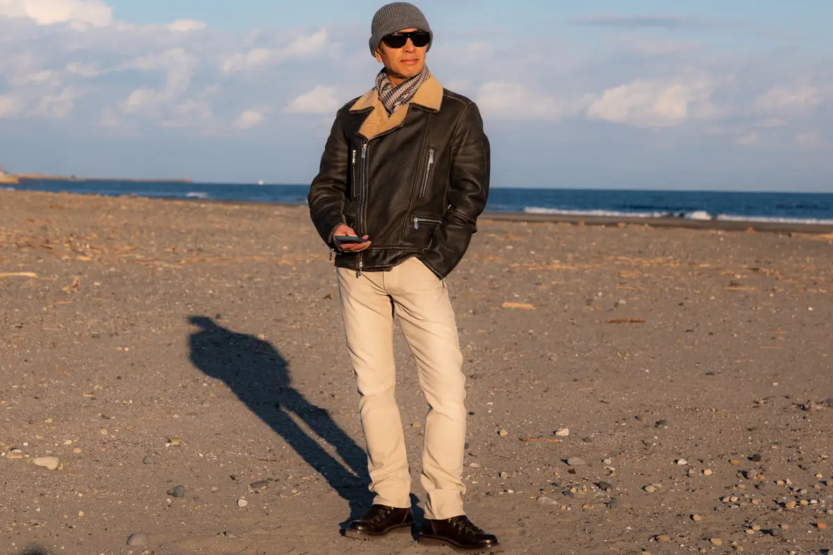 Brunello Cucinelli Shearing Biker Jacket