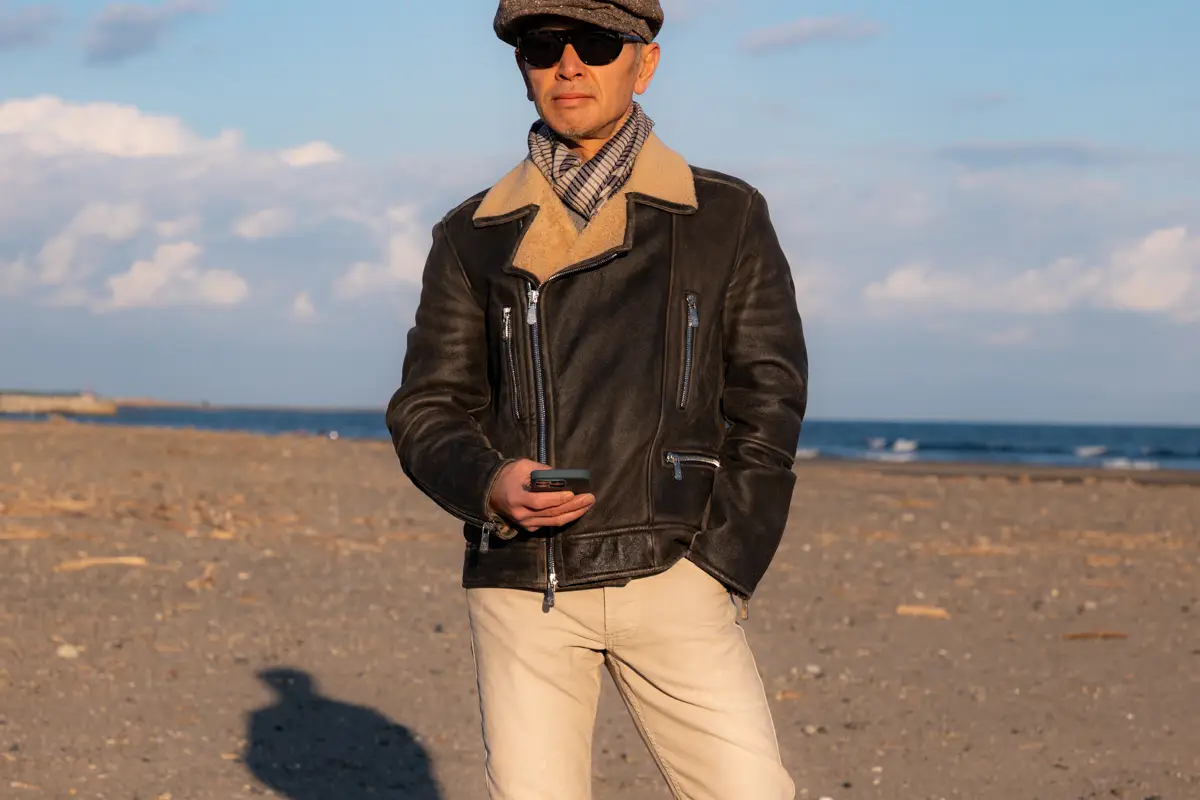 Brunello Cucinelli Shearing Biker Jacket